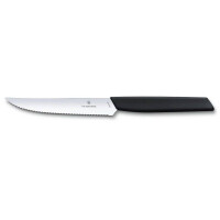 Cuțit de friptură Swiss Modern negru | VICTORINOX 6.9003.12W