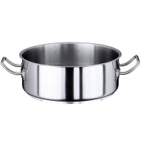 Oală joasă din oțel inoxidabil - capacitate. 38 L | CONTACTO 2109/500