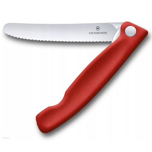 Cuțit pliabil Swiss Classic pentru fructe și legume roșu lung. lame 11 cm | VICTORINOX 6.7831.FB