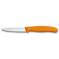 Cuțit de legume Swiss Classic portocaliu lung. lame 8 cm | VICTORINOX 6.7606.L119