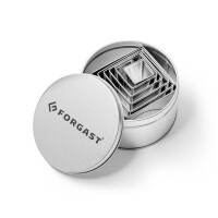 Set de forme de tăiere - pătrat - kpl.6 bucăți | FORGAST FG11015