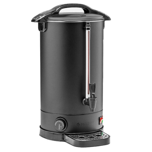Fierbător de cafea negru cu perete dublu 13 l | FORGAST FG05604