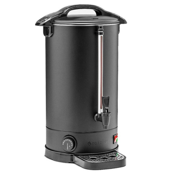 Steamer negru cu perete dublu 17,5 l | FORGAST FG05561