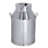 Recipient din oțel inoxidabil de 40 l cu capac | CONTACTO 3010/040