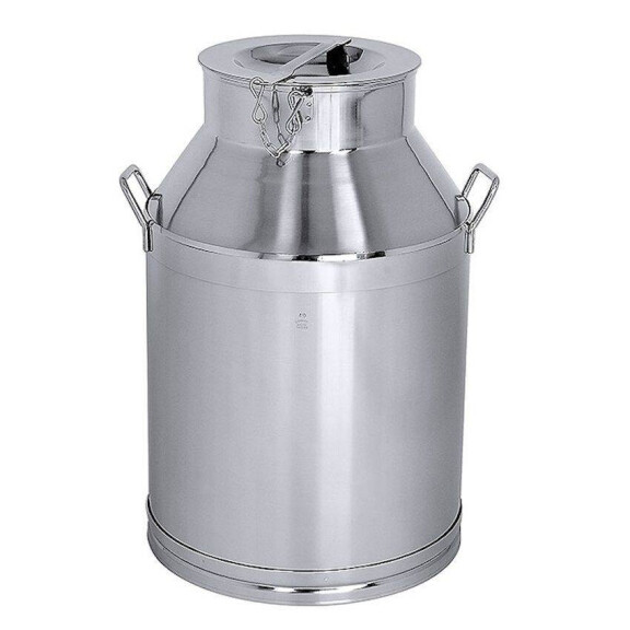 Recipient din oțel inoxidabil de 40 l cu capac | CONTACTO 3010/040