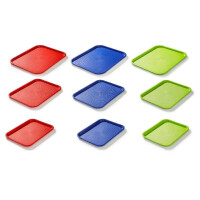 Fast food tava albastru wym. 40x30 cm | FORGAST FG12524