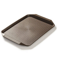 Tavă din polipropilenă maro wym. 43x30.5 cm | FORGAST FG12530