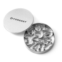 Set de matrițe pentru decuparea numerelor - kpl.9 bucăți | FORGAST FG11238