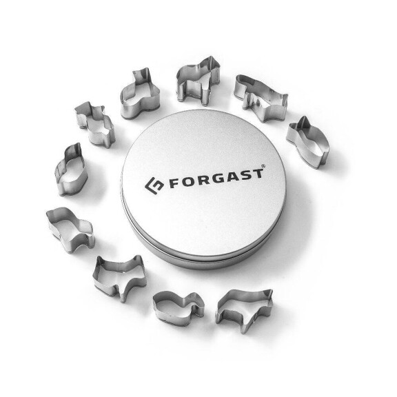 Set de forme de animale decupate - kpl.10 bucăți | FORGAST FG11243