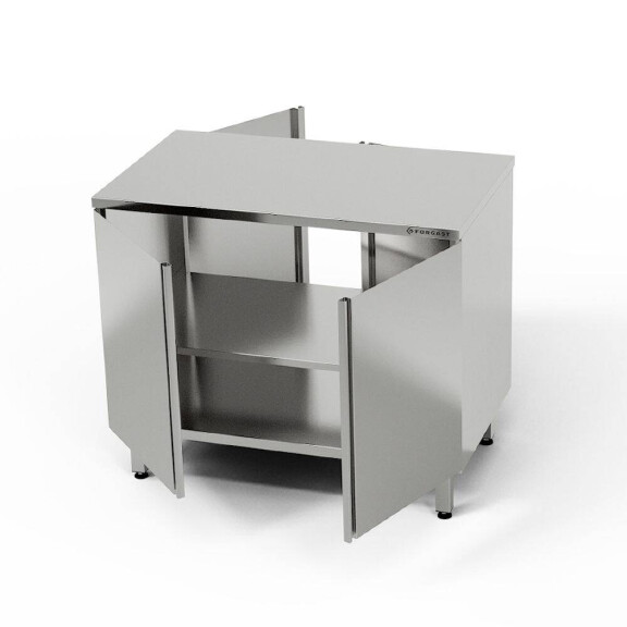 Masă de lucru din oțel inoxidabil 80x60x85 cm | FORGAST