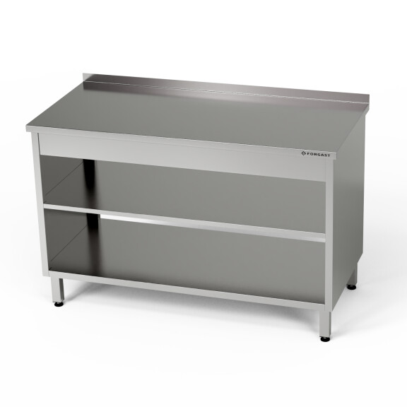 Masă de lucru din oțel inoxidabil cu 2 rafturi 80x70x85 cm | FORGAST