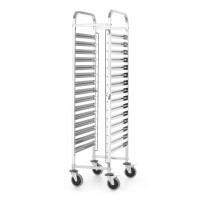 15x GN 1/1 Cărucior de transport pentru containere KitchenLine HENDI 813270