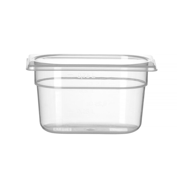 GN 1/9-lea container. 10 cm Profi Line din polipropilenă | HENDI 880524