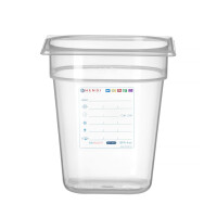 GN 1/6-lea container. 20 cm în polipropilenă HACCP | HENDI 880456