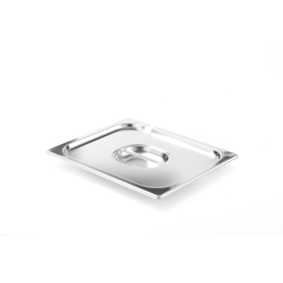 Capac din oțel pentru GN 1/2 PROFI LINE cu decupaj pentru polonic HENDI 805121