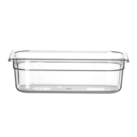 GN Recipient de 1/3 de gabarit. 10 cm policarbonat | HENDI 861523
