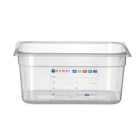 GN 1/2" container. 15 cm în polipropilenă HACCP | HENDI 880166