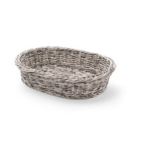 Coș de pâine oval gri 32x23 cm | HENDI 426647
