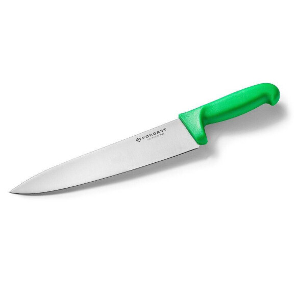 HACCP bucătărie cuțit verde lung. 24 cm | FORGAST FG01802