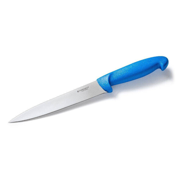 Cuțit de bucătărie HACCP albastru lung. 18 cm | FORGAST FG01844
