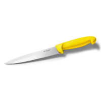 HACCP bucătărie cuțit galben lung. 18 cm | FORGAST FG01845