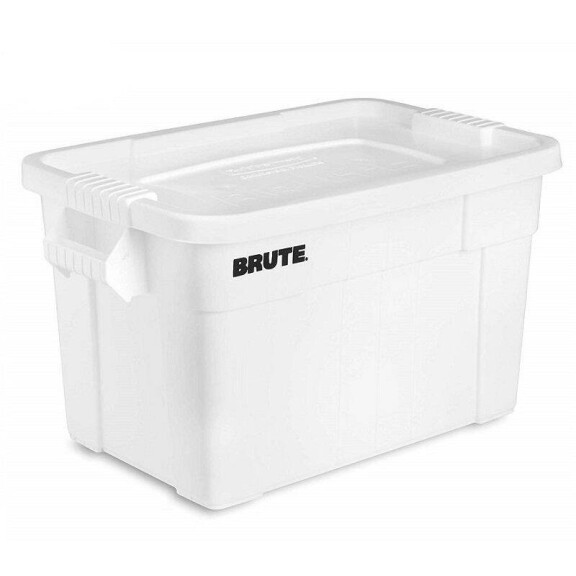 Recipient pentru alimente din polietilenă capacitate BRUTE. 75 l alb| RUBBERMAID 9S31-00-WHI