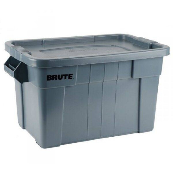Recipient pentru alimente din polietilenă capacitate BRUTE. 75 l gri | RUBBERMAID 9S31-00-GRY