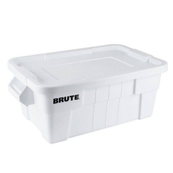 Recipient pentru alimente din polietilenă capacitate BRUTE. 53 l alb| RUBBERMAID 9S30-00-WHI