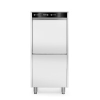 Mașină de spălat vase pentru tăvi și farfurii 50x60 cu dozator de detergent și pompă de scurgere | HENDI 236574