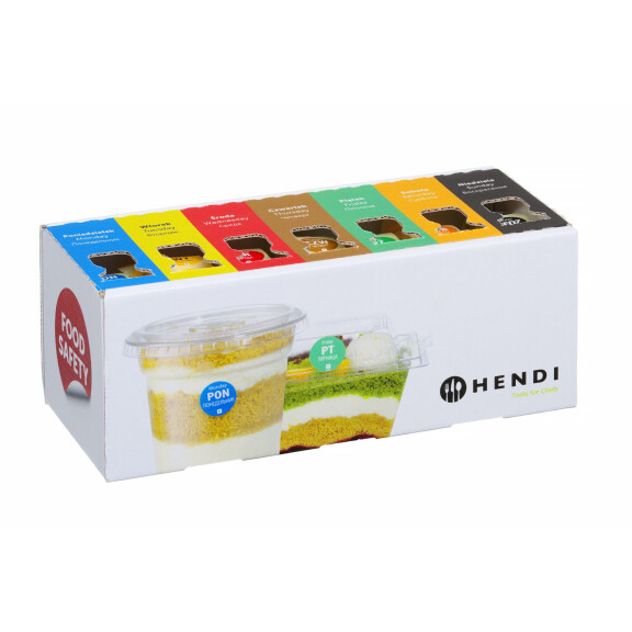 Set de etichete pentru siguranța alimentelor cu distribuitor | HENDI 850299