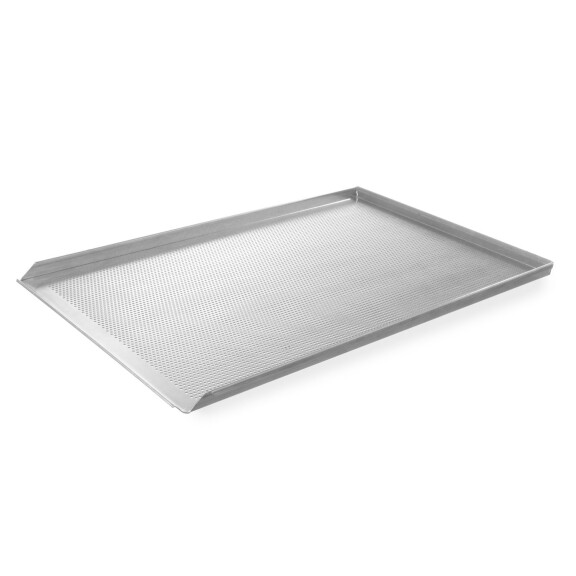 Tavă de copt perforată din aluminiu - 60x40 cm | HENDI 808214