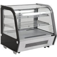 Vitrină frigorifică 120 l argintiu | YATO YG-05025