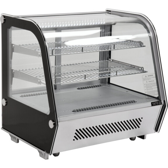 Vitrină frigorifică 120 l argintiu | YATO YG-05025