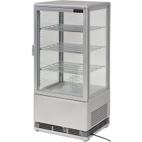 Vitrină frigorifică 78 l argintiu | YATO YG-05057