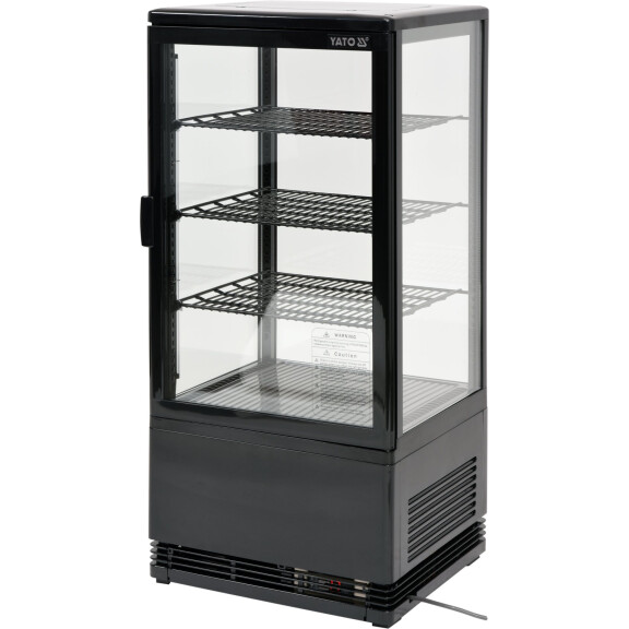 Vitrină frigorifică 78 l negru | YATO YG-05056