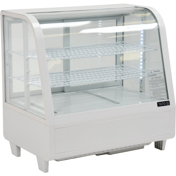 Vitrină frigorifică 100 l alb | YATO YG-05021