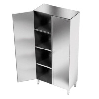 Dulap de depozitare din oțel inoxidabil 100x60x200 cm | FORGAST