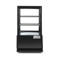 Vitrină frigorifică 58 l negru HENDI 233627