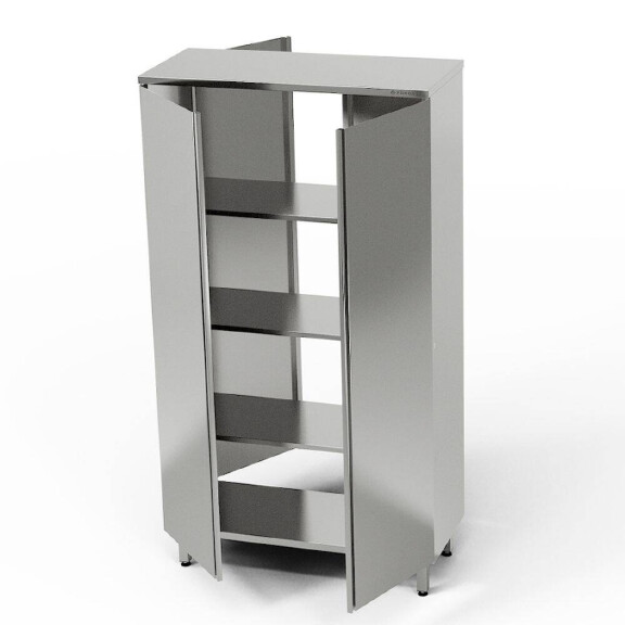 Dulap de trecere din oțel inoxidabil 120x70x180 cm | FORGAST