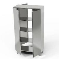 Dulap de trecere din oțel inoxidabil 120x70x200 cm | FORGAST