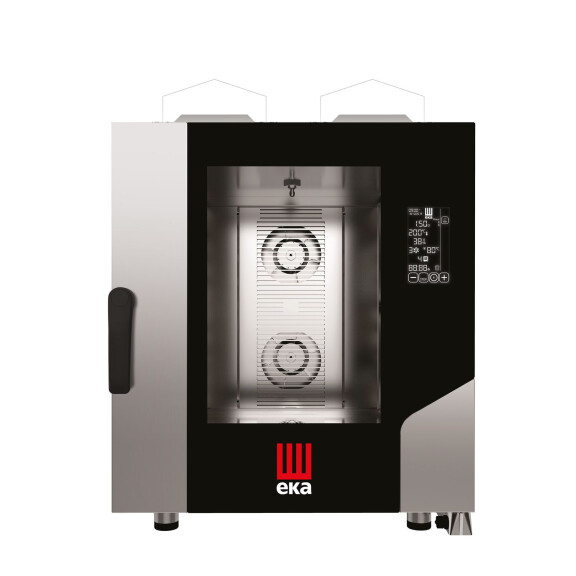 Aparat de gătit combinat pe gaz Millenial Black Mask Gastro 7xGN 1/1 | TECNOEKA MKF711GBM