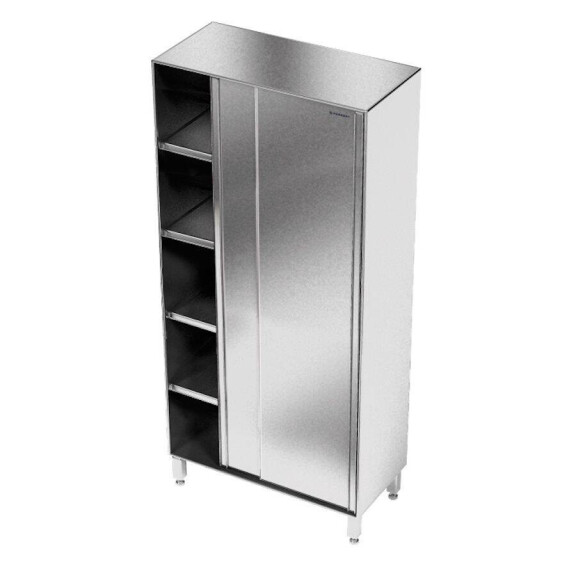 Dulap de depozitare din oțel inoxidabil 80x70x200 cm | FORGAST