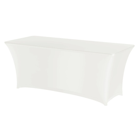 Husă de masă dreptunghiulară SYMPOSIUM albă | HENDI 814420