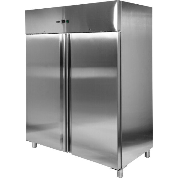 Dulap frigorific cu 2 uși din oțel inoxidabil 1200l | YATO YG-05220