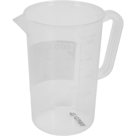 Ulcior de măsurare din polipropilenă 0,5 l | YATO YG-07282