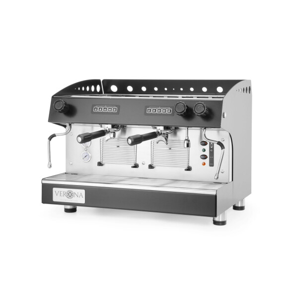 Aparat automat de cafea cu 2 grupuri JULIA, negru | VERONA 207581