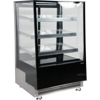 Vitrină frigorifică neagră 400 l | YATO YG-05045