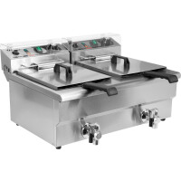 Frigider electric 2 camere cu robinete de scurgere 2x12 l | YATO YG-04634