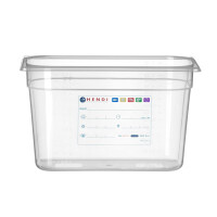 GN Recipient de 1/3 de gabarit. 20 cm în polipropilenă HACCP | HENDI 880258