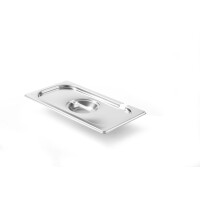 KITCHEN LINE GN 1/3 capac din oțel cu tăietură pentru lingură HENDI 806944